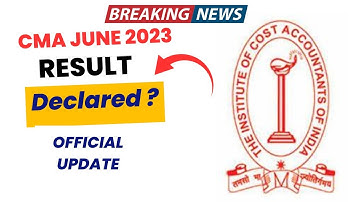 Breaking News | ICMAI Official Announcement CMA Intermediate & Final Result Declared? | DON