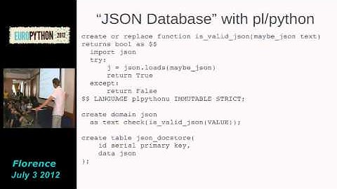 PostSQL - using PostgreSQL as a better NoSQL