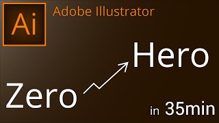 adobe illustrator (2020) : درس شامل 35 دقيقة فيها البرنامج بأكمله أنا مؤكد ما غاديش تندم