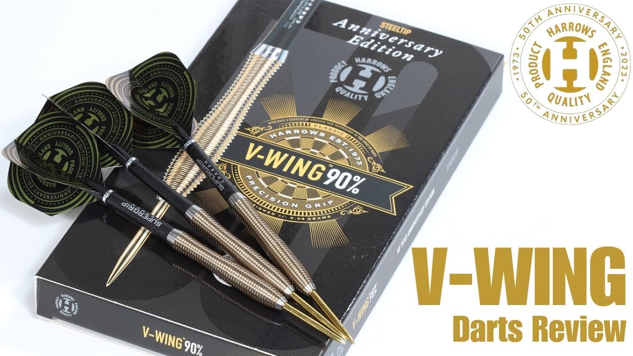 Harrows V WING 50th Anniversary Edition Darts Review - YouTube