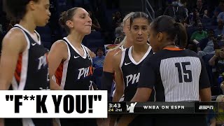 Taurasi EJECTED After SCREAMING At Refs For Not Calling Foul On Candace Parker, Receive 2 Technicals