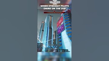 WHEN STINGRAY PILOTS DRINK ON THE JOB | #helldivers2 #gaming #helldivers #viral #shorts #pc