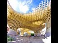 The world largest wooden structure metropol parasol in seville spain