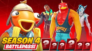 *NEW* SEASON 4 BATTLEPASS in Fortnite!