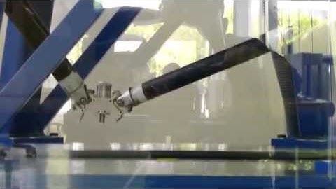 The IRSBot-2 of IRCCyN on a test trajectory at 20G, 6m/s