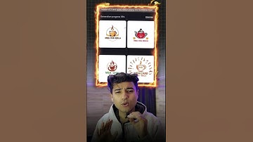 Make professional logo with Ai for FREE 😲🔥 #shorts