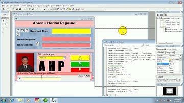 Aplikasi Absensi Harian Pegawai || Menggunakan VB6
