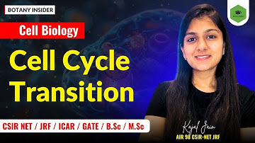 Cell Cycle Transitions- Cell Biology I CSIR-UGC-NET Lifesciences