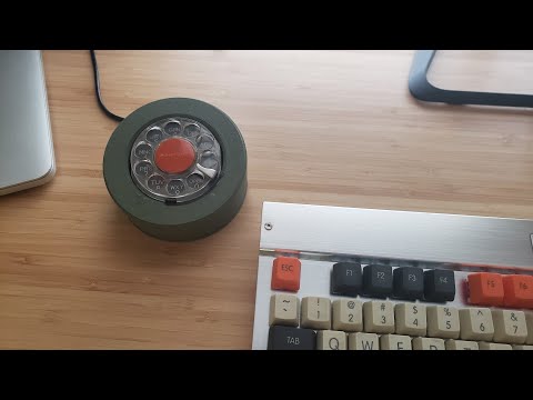 Vintage Rotary Phone Dial Volume Control for PC