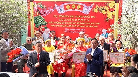 LỄ MỪNG THỌ CÁC CỤ LÊN TUỔI CHẴN 70 80 85 90  95  100 THÔN BÀI LÂM THƯỢNG XUÂN ẤT TỴ