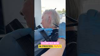 Celebrity INVERTED BOB HAIRCUT IN PROCESS: Complete Tutorial Linked Below! 🔥🔥🔥 Wealth