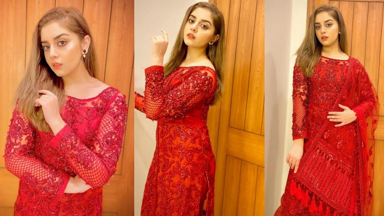 Alizeh Shah Looked Ravishing In Red 