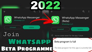 How to join Whatsapp beta 2022 | join whatsapp beta programme 2022 screenshot 4