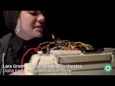 Circuit Bending Orchestra: Lara Grant at Diana Eng's Fairytale Fashion Show, Eyebeam NYC / SML