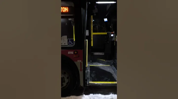 Calgary transit #8286 Newflyer XD40 as route 46 headed around Beddington.