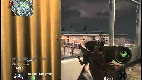 Black Ops : Nice no scope across the map!