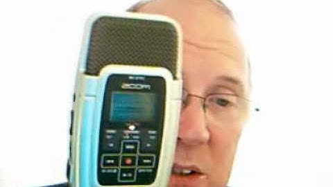 Zoom H2 Recorder Test and Review. External Mic Flip Camera