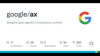 GitHub - google/ax: Google’s open agentic orchestrator