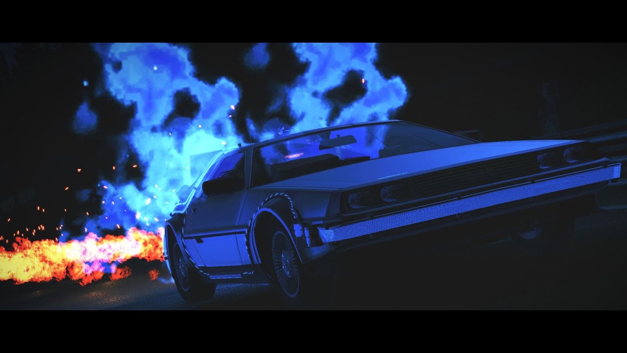 DMC-12 DeLorean Back To The Future Unveiling - BeamNGDrive - YouTube