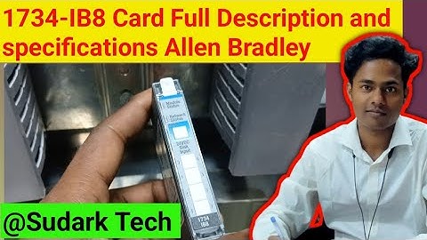 1734-IB8 Card | Digital Input Card |Allen Bradley | Rockwell Automation | Sudark Tech