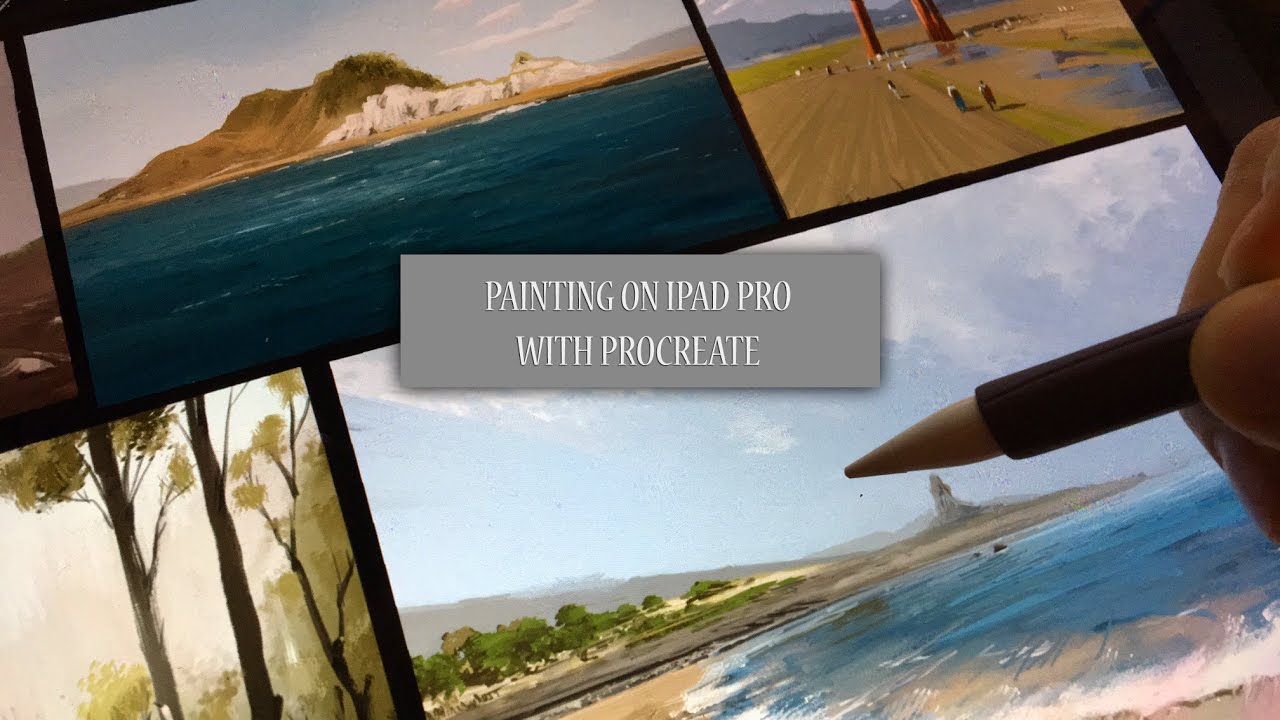 IPAD PAINTING IN PROCREATE VIRTUAL PLAN AIR - YouTube