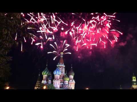 Фейерверк на Красной