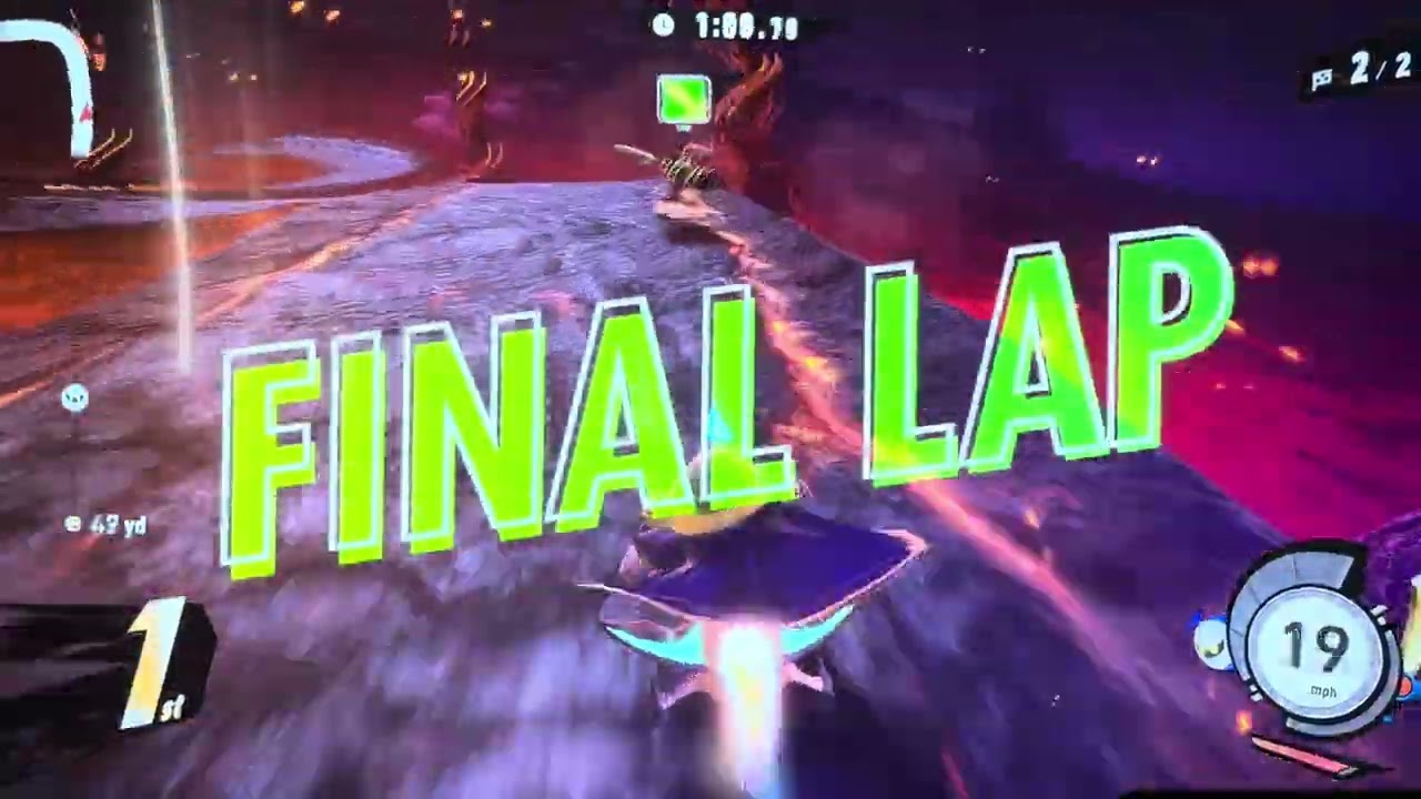 Kirby Air Riders: Air Ride Magma Flows (Meta Knight and Jet Star)