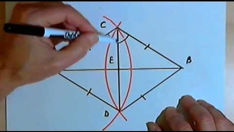 Constructing a Perpendicular Bisector of a Line Segment 128-2.20
