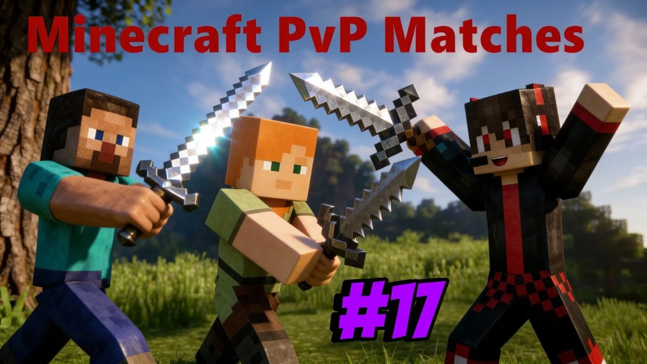 Minecraft PvP Matches | watch stream to end! 