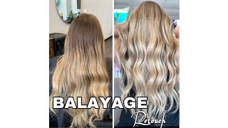 Balayage Retouch | Teasylights Technique | Root Melt | Shadow roots