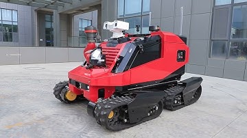 High quality Heavy-Duty Four Wheel Drive Fire Extinguishing Robot with Diesel Engine