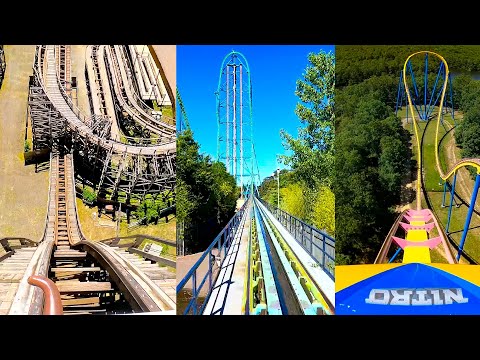 Video: Nitro Six Flags Great Adventure'da - Coaster İncelemesi