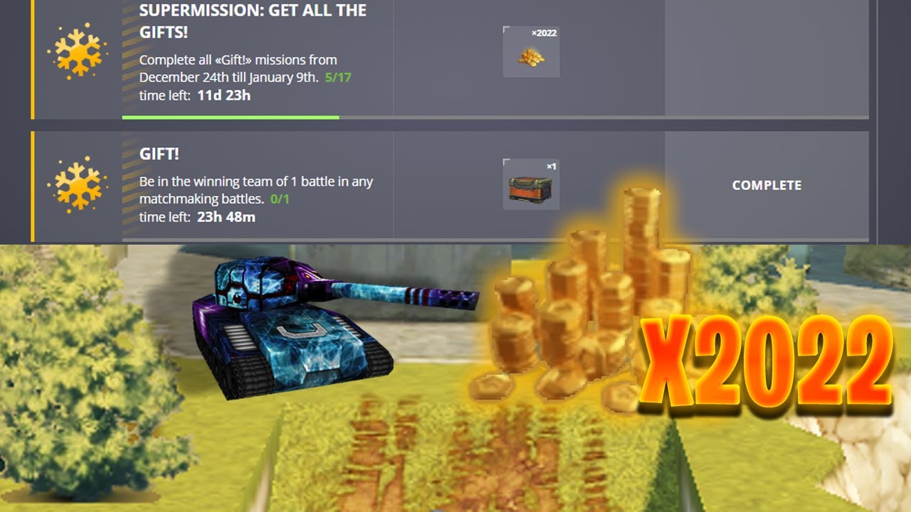 Tanki Online Road To 2022 Tankoins Day 17 [Final]