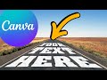 Perspective Text Effect in Canva - Easy Tutorial