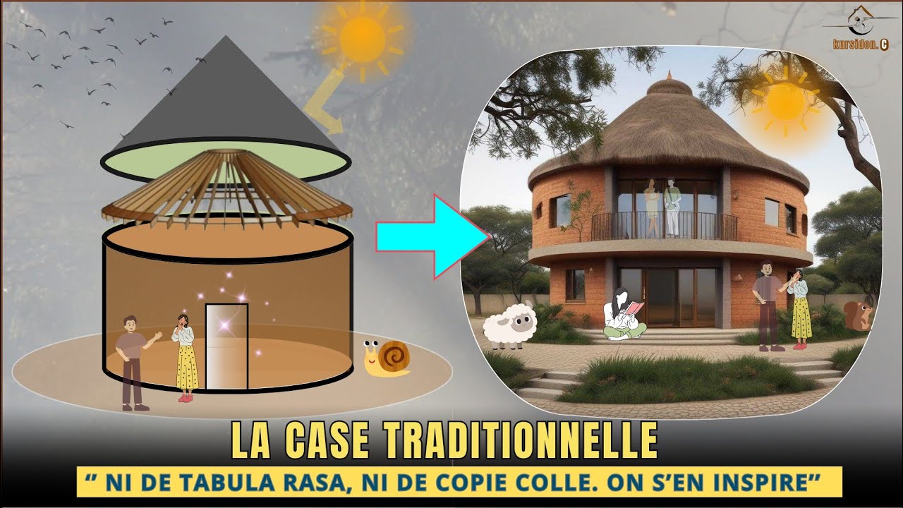 l'Architecture de la case traditionnelle en Guinée.