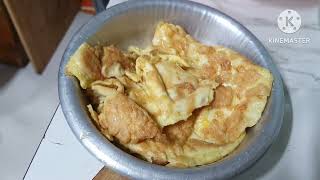 #Өндөгтэй будаатай хуурга #How to make egg rice pudding.