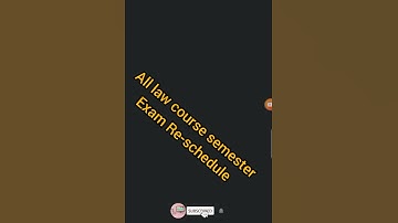 Guwahati University 2021//All Law course semester Examination Re- Schedule//