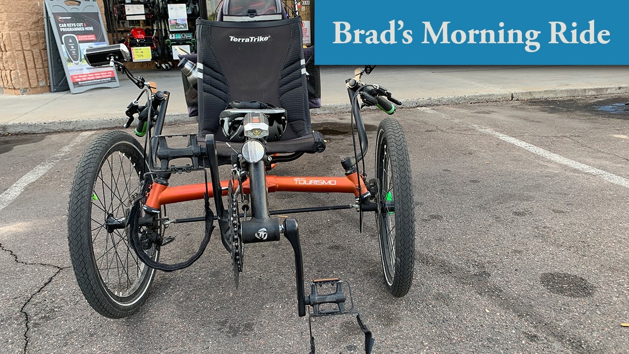 Running errands on a recumbent trike - point of view ride