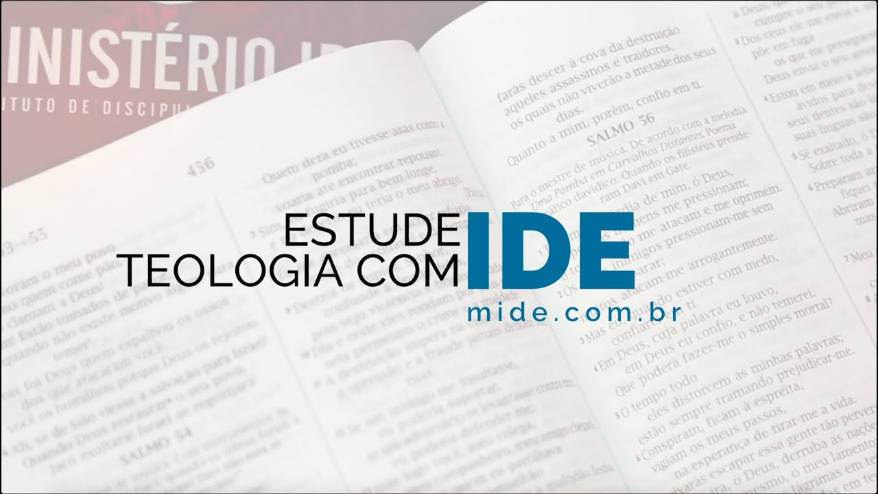 Estude Teologia com o Ministério IDE - RECONHECIDO PELO MEC - YouTube