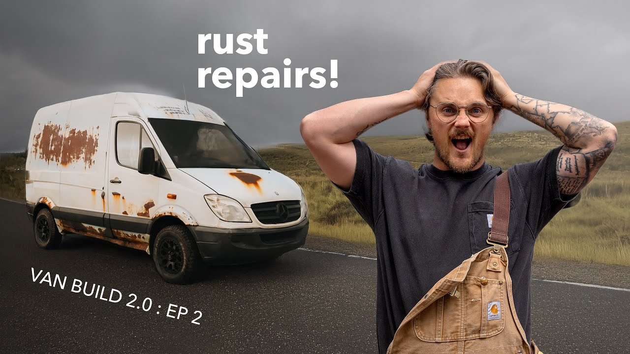 The best way to remove rust on a campervan!! You must do before a van ...