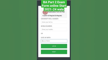 LNMU BA/Bsc Part 2 Exam Form apply Online Start 2021-24 wala || How to Apply UG Part 2  exam form