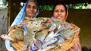সমুদ্রের রঙিন কাঁকড়া কষা খেতে কেমন লাগে | Sea Crab Recipe | villfood special Kakra recipe