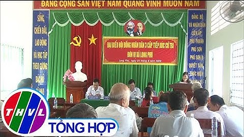 Đại biểu HĐND tỉnh tiếp xúc cử tri huyện Tam Bình
