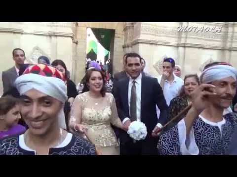 عقد قران بسمة الشاعر و رمضان المطعني و احتفالات بشارع المعز و بيت الشاعر