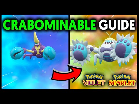HOW TO EVOLVE CRABRAWLER INTO CRABOMINABLE ON POKEMON SCARLET AND VIOLET