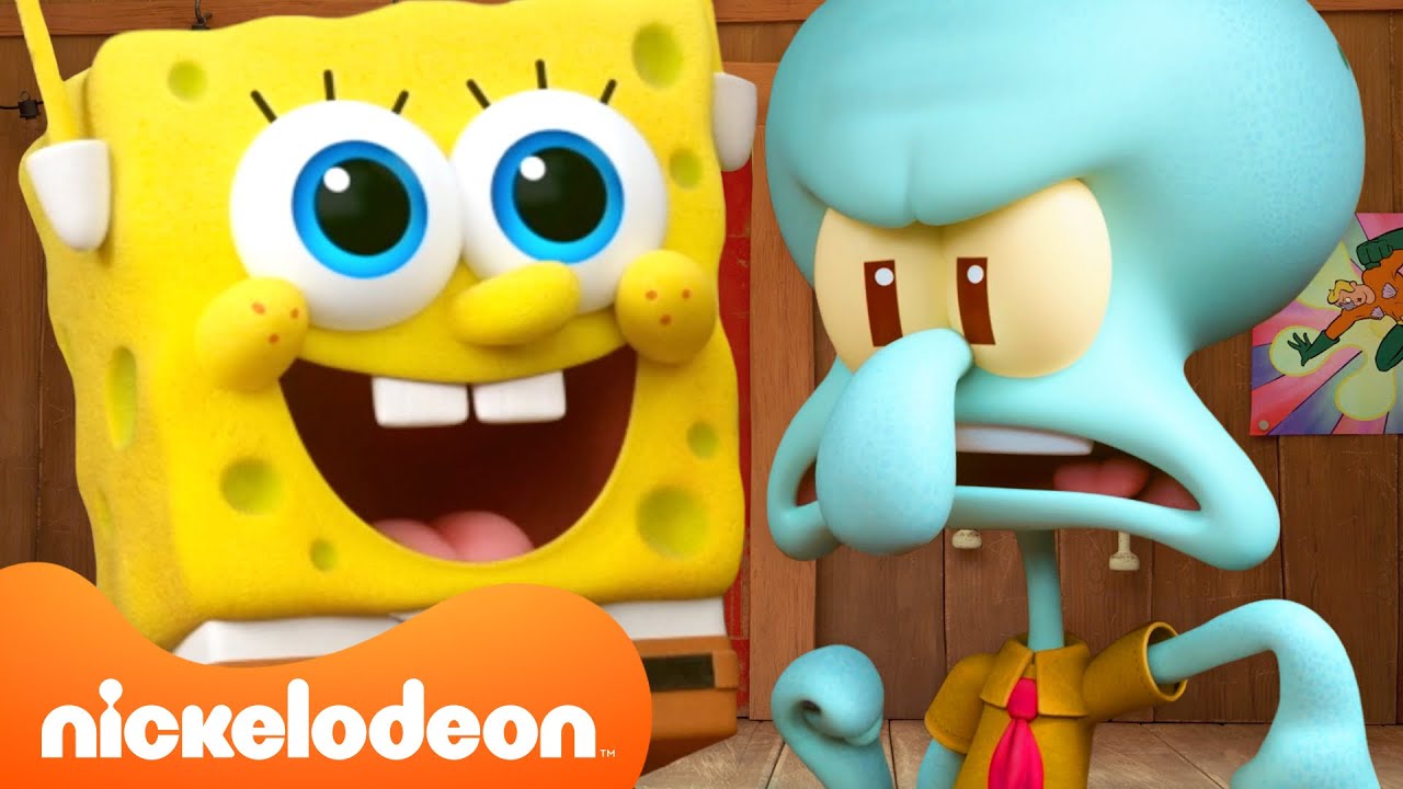 SpongeBob's Biggest Mood Swings 😡🥶 | Kamp Koral | Nickelodeon UK