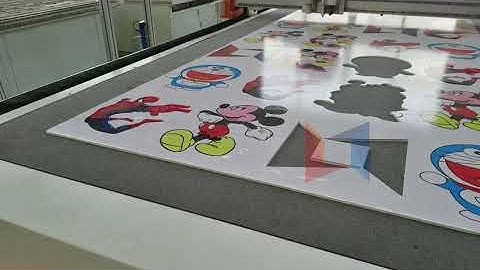 JNLINK CCD camera plotter Oscillating cnc knife cutting machine for foam sheet round cutting