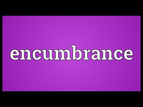 Header of encumbrance