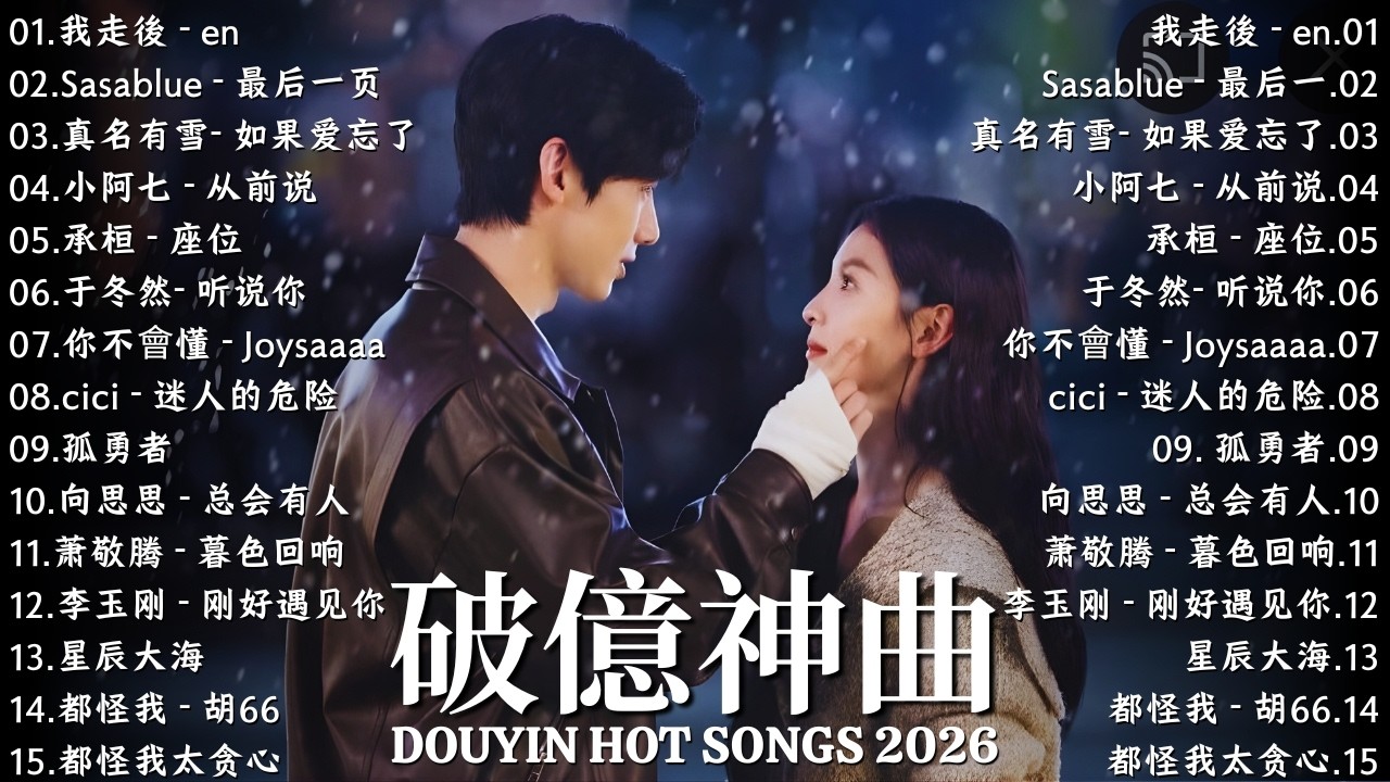 【2026 Douyin熱播中文歌曲】必聽愛情金曲 ~ 催淚旋律合集🎶二月热门歌曲最火最热门洗脑抖音歌曲💖催淚旋律推薦 | 希望你被這個世界愛 - 呂口口, 海市蜃樓, 都怪我 - 胡66