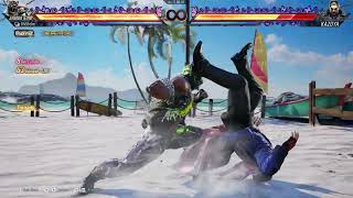 Armor King 90 Damage Far Wall Carry Combo - Tekken 8